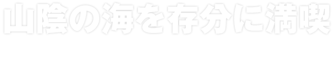 山陰の海を存分に満喫