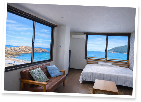 About 非日常に溢れた宿泊施設